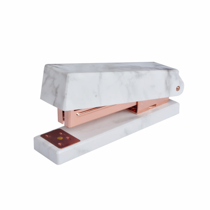 Marble Rose Gold Acrylic Stapler