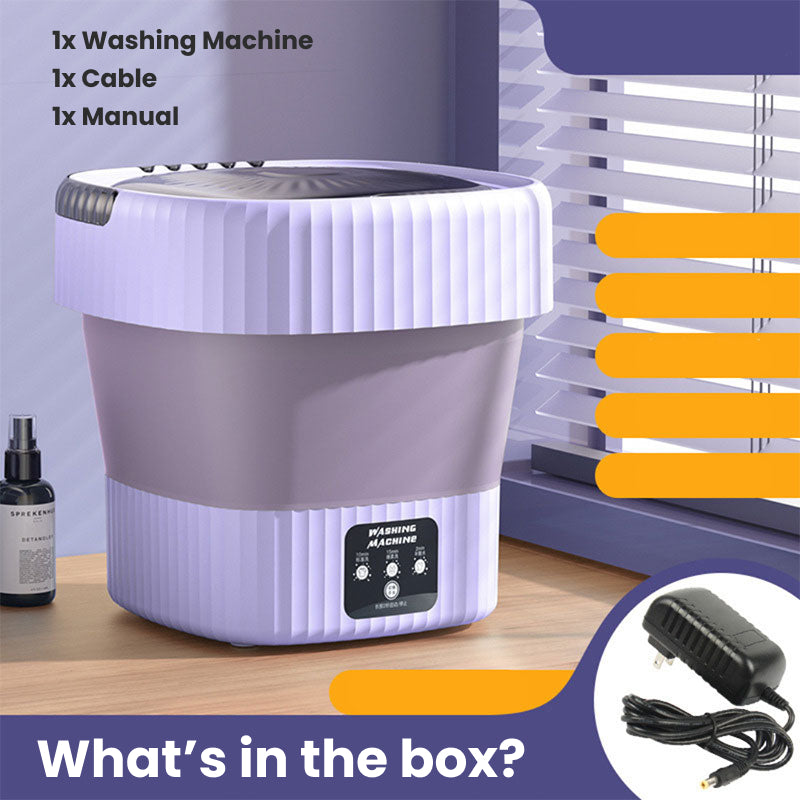 Compact Clean Foldable Washer & Dryer Kit