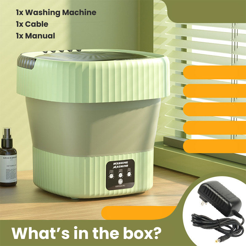 Compact Clean Foldable Washer & Dryer Kit