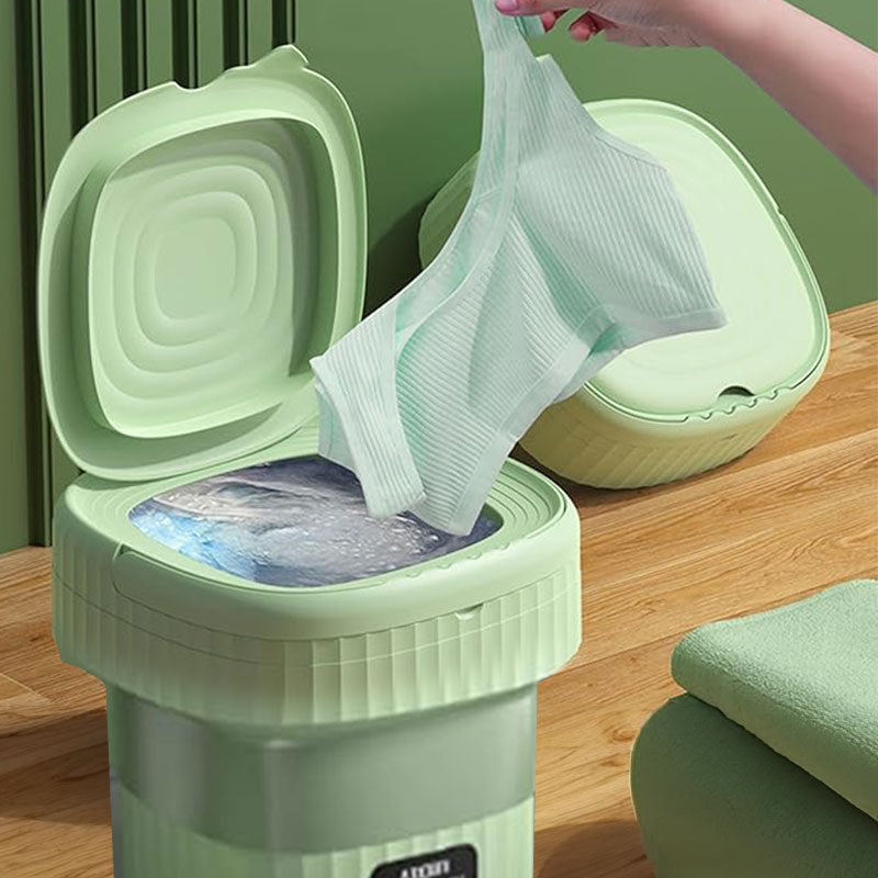 Compact Clean Foldable Washer & Dryer Kit
