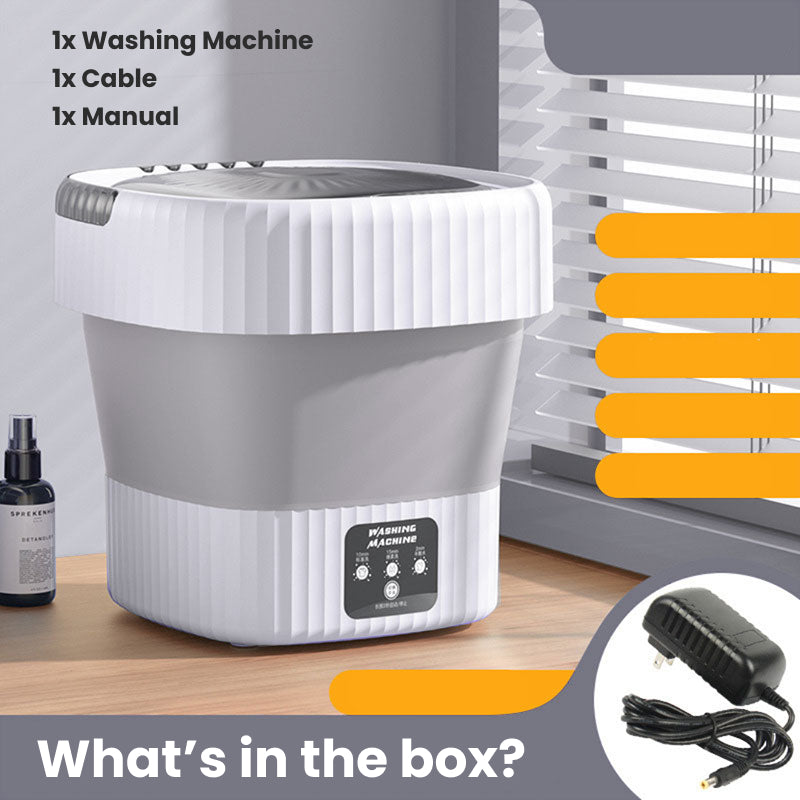 Compact Clean Foldable Washer & Dryer Kit