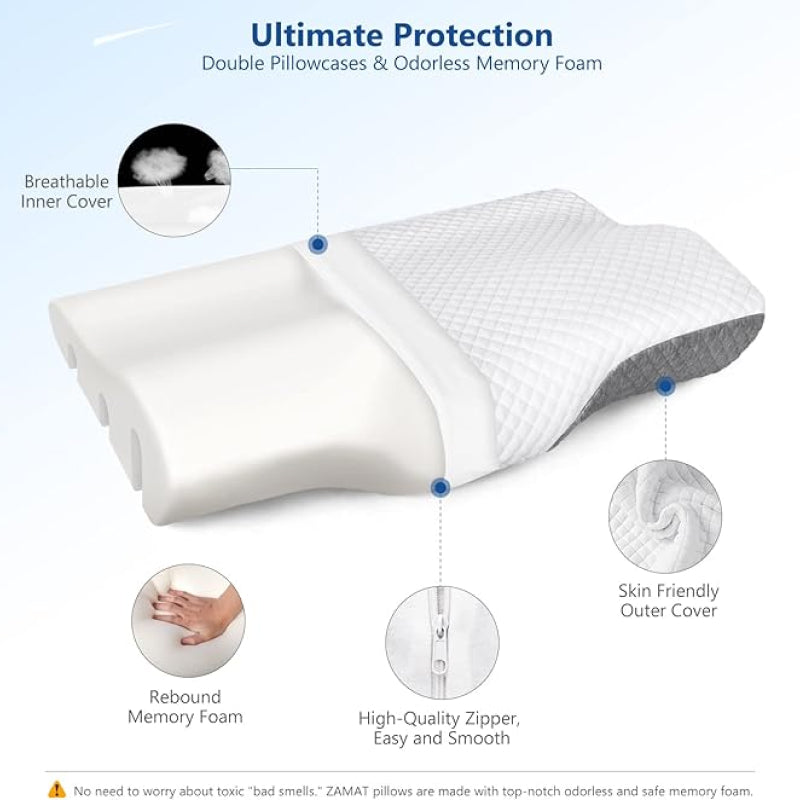 SpineGuard Foam Pillow