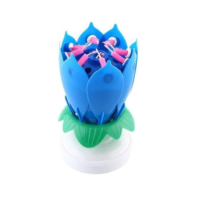 Musical Candle Lotus Flower