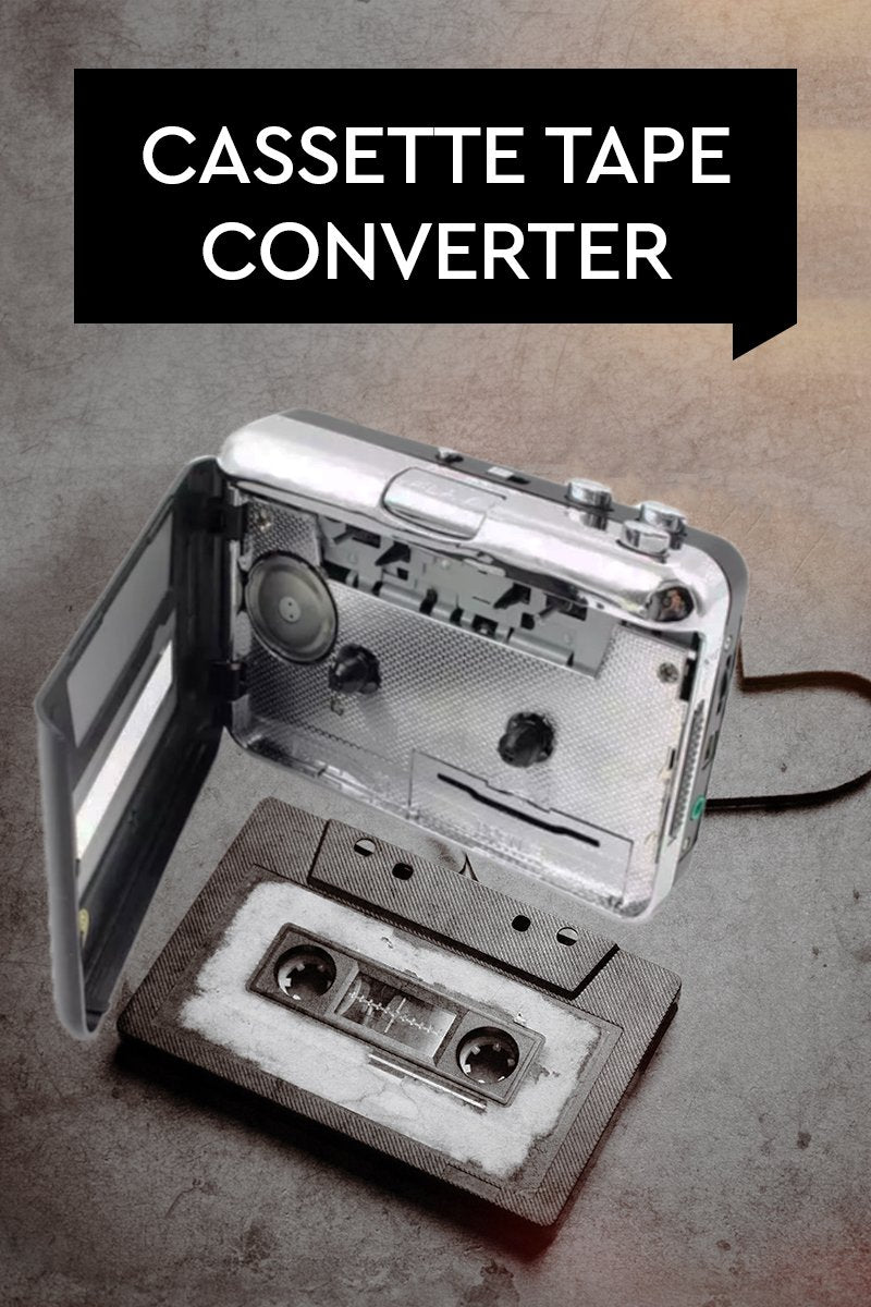 Portable Cassette to Mp3 Converter and Cassette Player Device