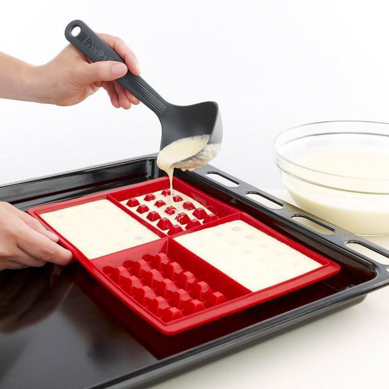 The Pancake Flipper, Waffle Mold and Easy Batter Dispenser Set
