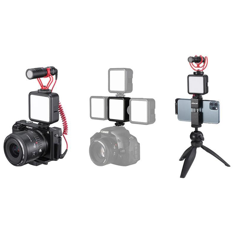 Smartphone Video Kit with Grip Rig, Stereo Microphone & LED Light