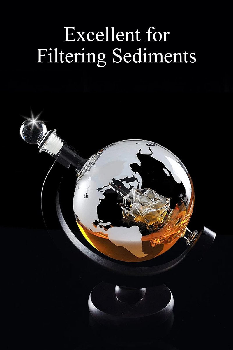 Glass Globe Decanter Set
