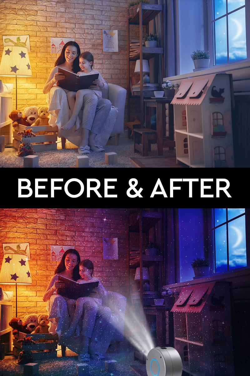 High-Definition Starry Sky LED Projection Lamp