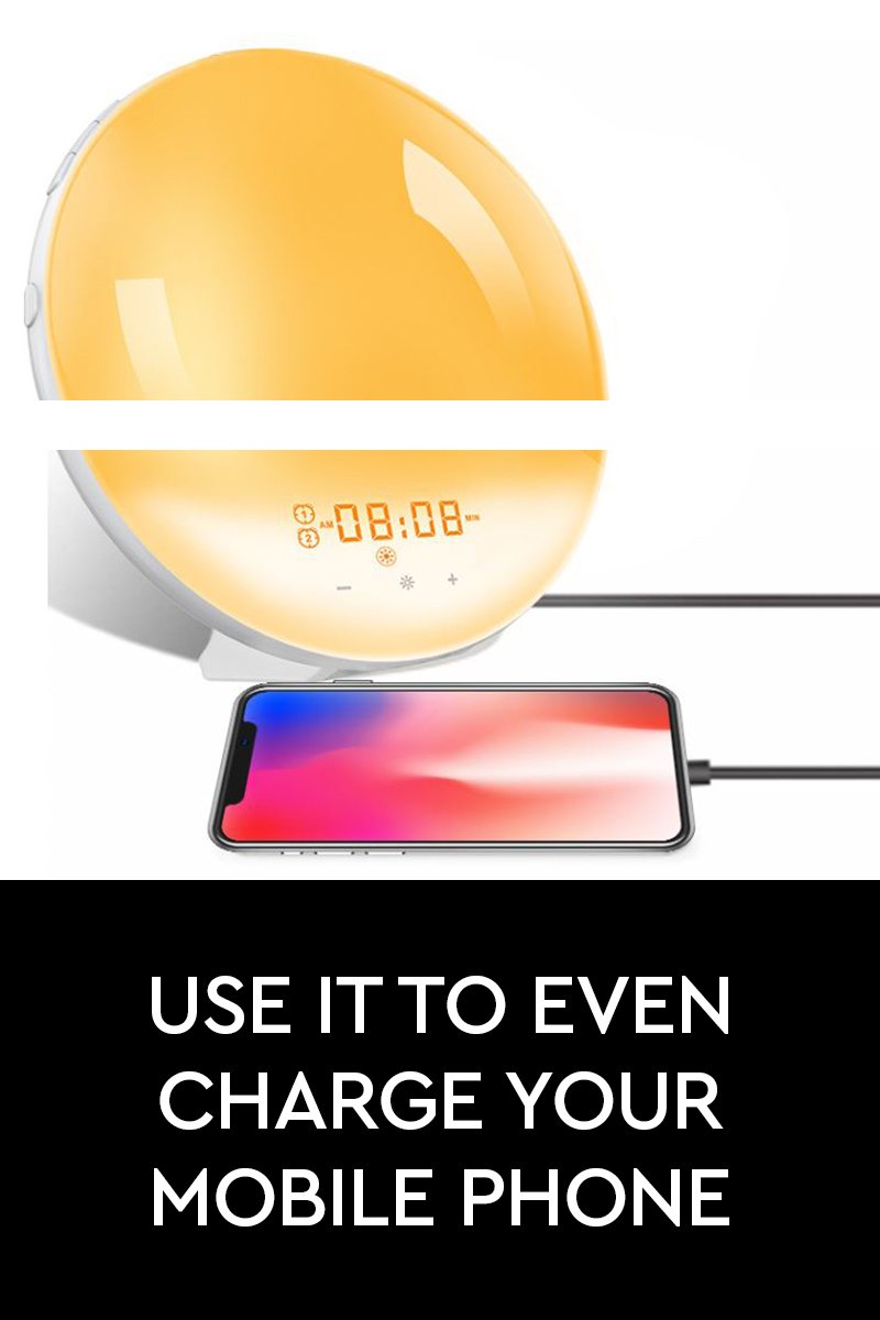 FM Radio Wake Up Light Alarm Clock