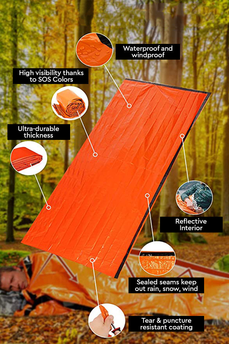 Waterproof Lightweight Thermal Emergency Sleeping Bag