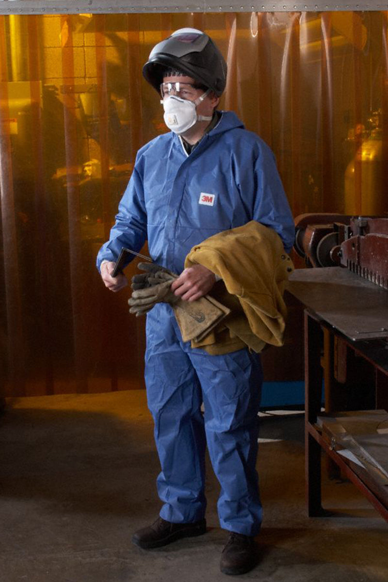 Protective Chemical Hooded Coverall