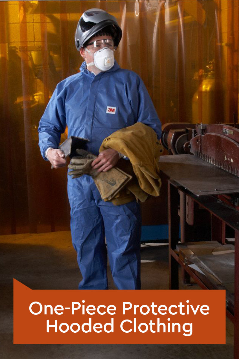 Protective Chemical Hooded Coverall