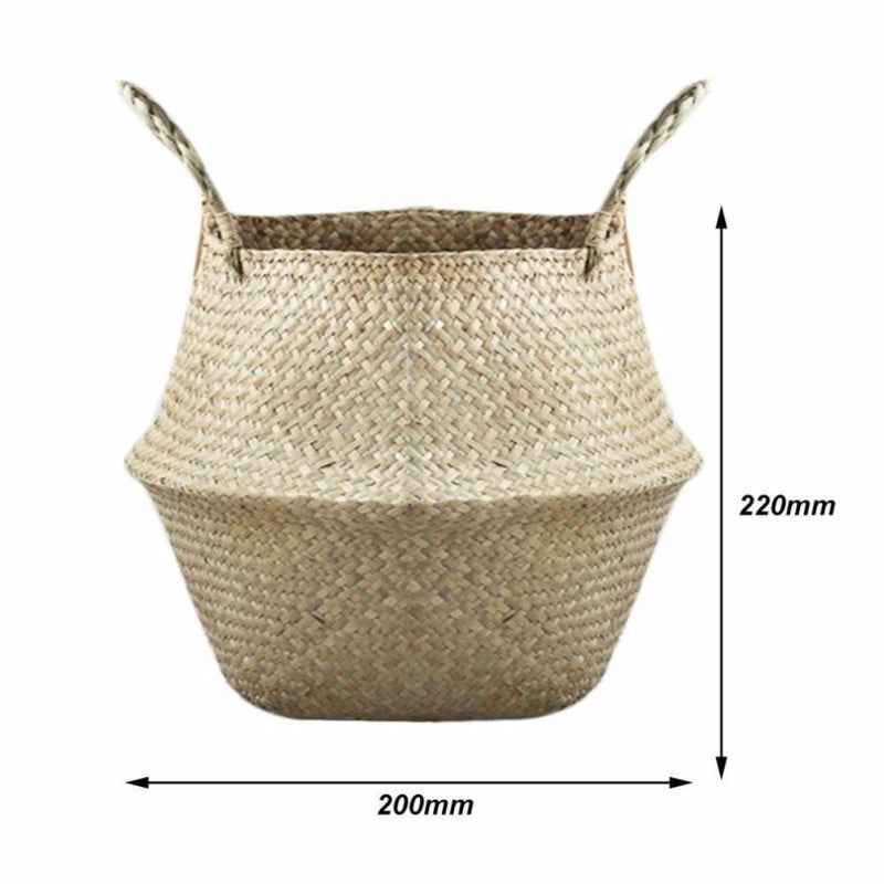 Handle Storage Bellied Basket