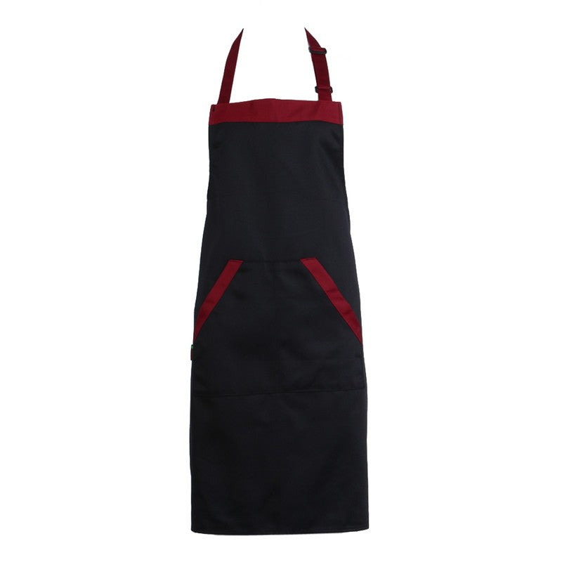 Unisex Halterneck Cooking Apron with 2 Pockets
