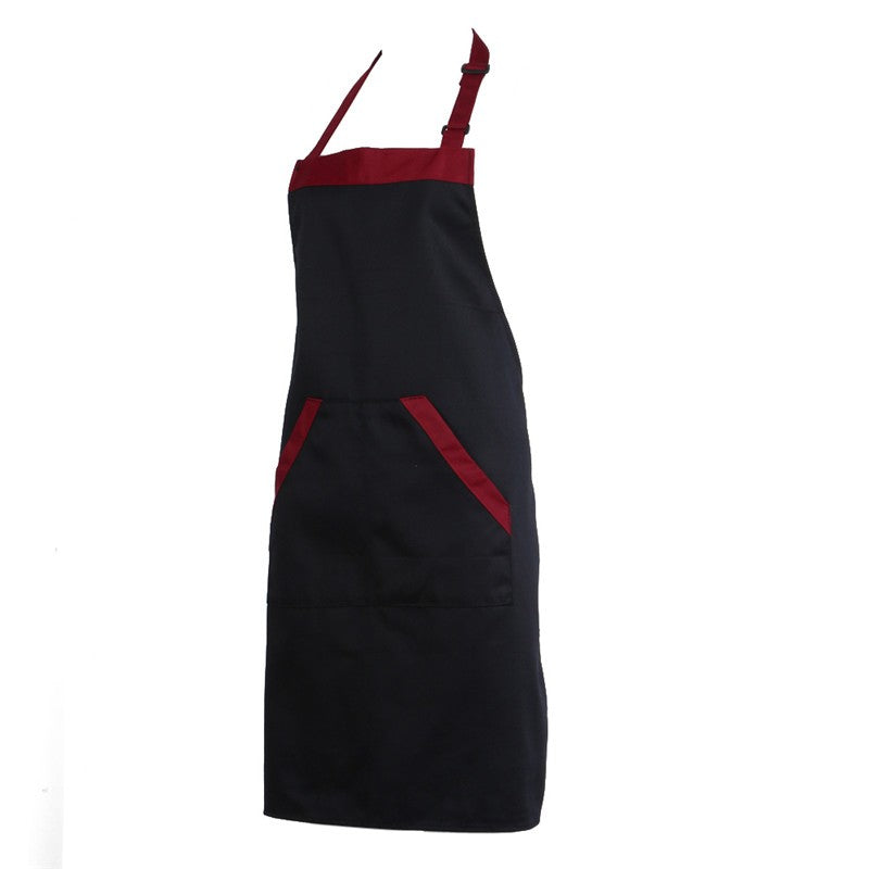 Unisex Halterneck Cooking Apron with 2 Pockets