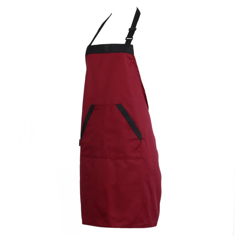 Unisex Halterneck Cooking Apron with 2 Pockets