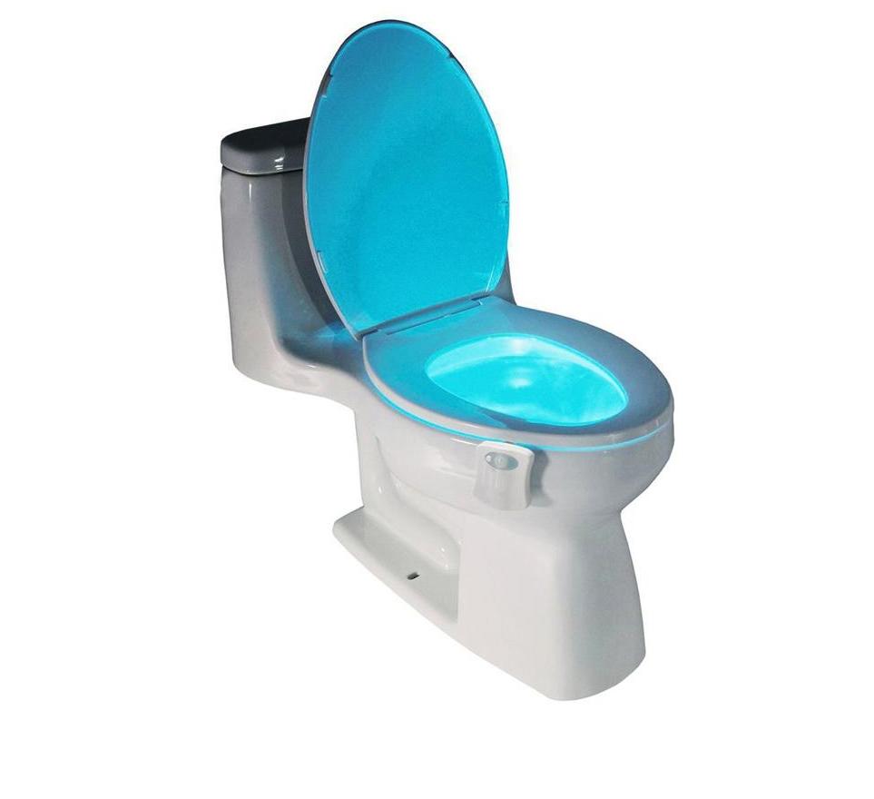 Motion Sensor Toilet Seat LED Light ClevHouse